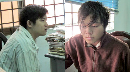 Nguyễn Trọng Nhân (trái) Lương Hoài Sang (phải) đã bị khởi tố về hành vi giết người. Ảnh: Gia Minh (Tuổi Trẻ). Nguyễn Trọng Nhân (trái) Lương Hoài Sang (phải) đã bị khởi tố về hành vi giết người. Ảnh: Gia Minh (Tuổi Trẻ)