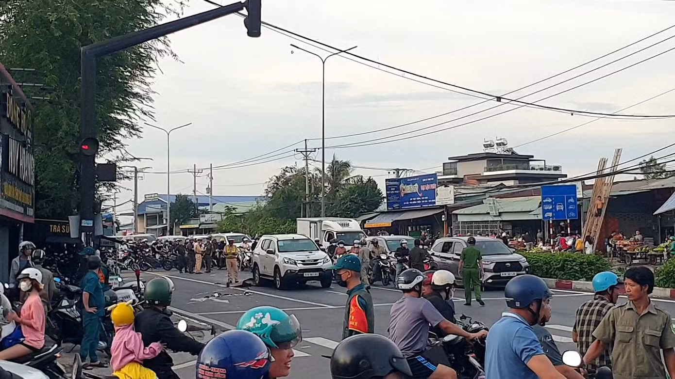 Hiện trường vụ tai nạn