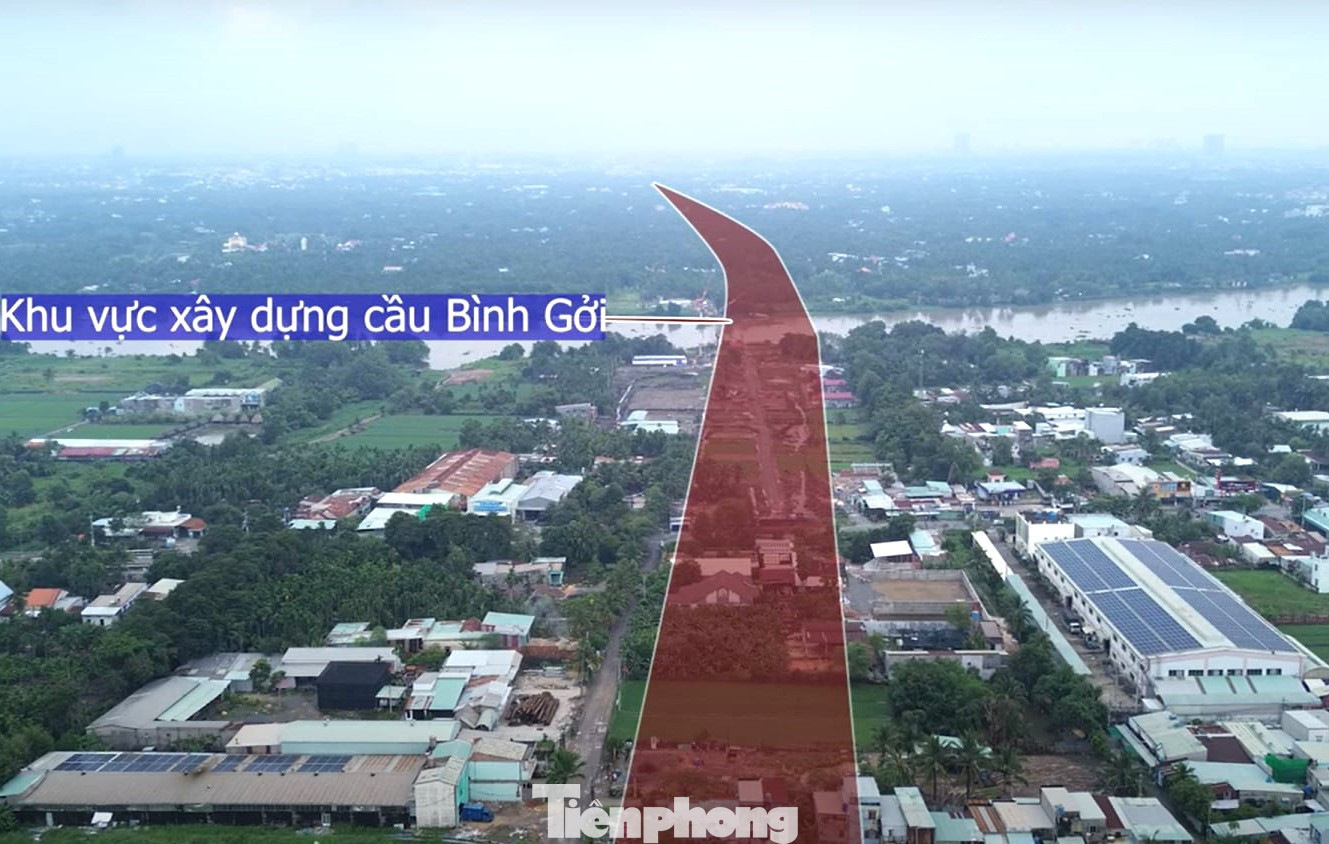 Vị trí cầu Bình Gởi và đường dẫn Vị trí cầu Bình Gởi và đường dẫn