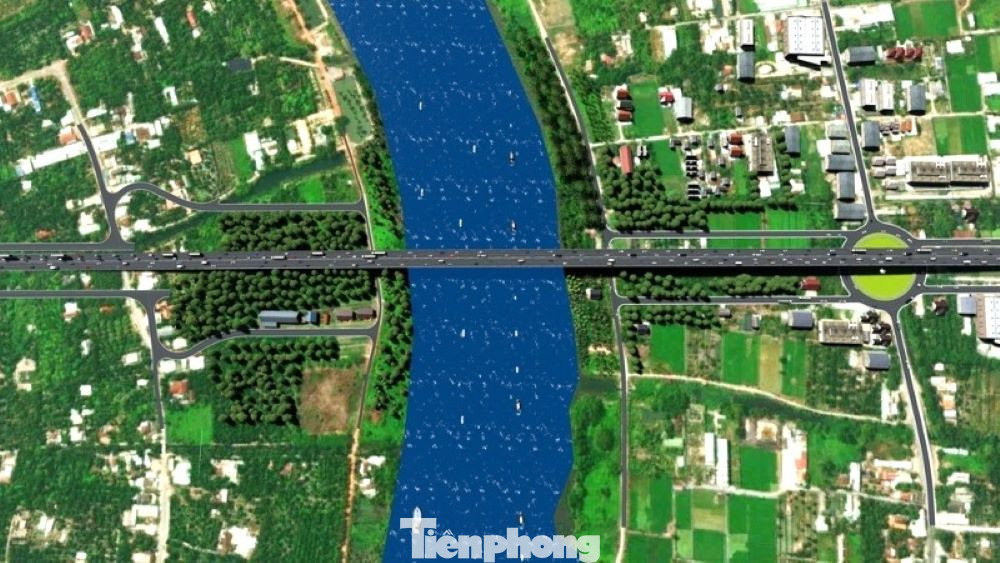 Đường dẫn và cầu Bình Gởi sau khi hoàn thành Đường dẫn và cầu Bình Gởi sau khi hoàn thành