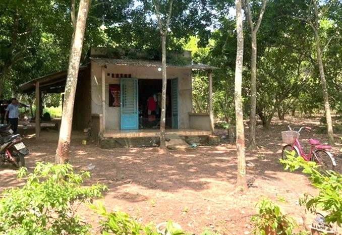 Căn nhà nơi xảy ra vụ việc