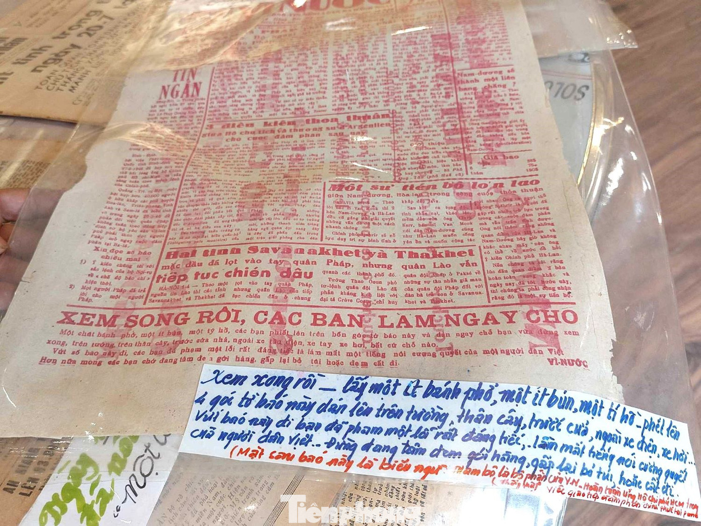 Tờ báo Vì Nước có nội dung truyển tải thông tin thú vị.