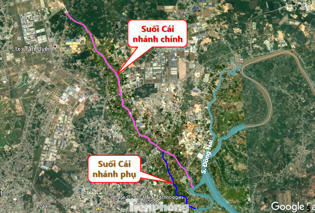 Vị trí dự án nhìn từ vệ tinh