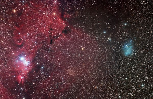 Đài quan sát New Forest (Anh) ngày 10-3, chụp lại hình ảnh tinh vân IC 2169 xuất hiện như một đám mây hồng. Đám mây vũ trụ này hình thành từ bụi và khí ga, dễ quan sát nhất trong tất cả các tinh vân ở Bắc Bán Cầu. Đài quan sát New Forest (Anh) ngày 10-3 chụp lại hình ảnh tinh vân IC 2169 xuất hiện như một đám mây hồng. Đám mây vũ trụ này hình thành từ bụi và khí ga, dễ quan sát nhất trong tất cả các tinh vân ở Bắc Bán Cầu.