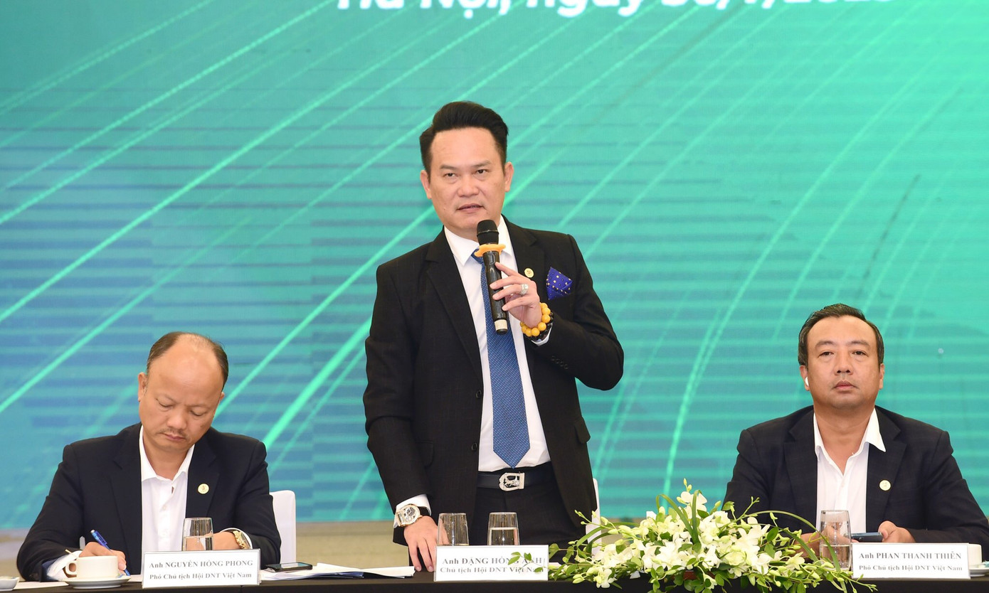 Anh Đặng Hồng Anh phát biểu tại chương trình. Ảnh: Xuân Tùng