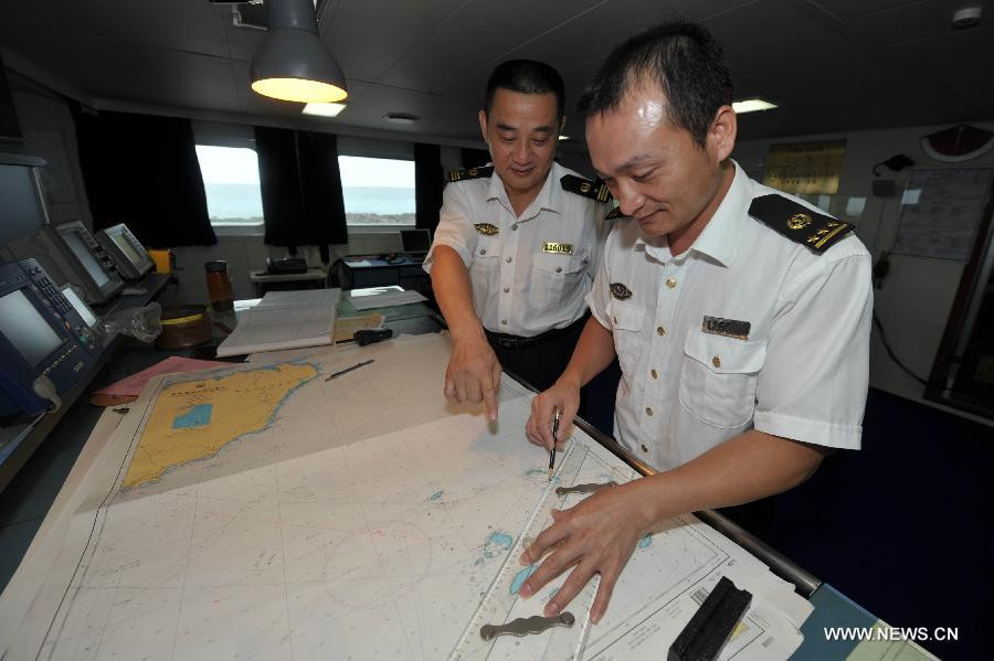 Nhóm thực thi pháp luật hàng hải có mặt trên tàu Hải tuần 21 của Trung Quốc 