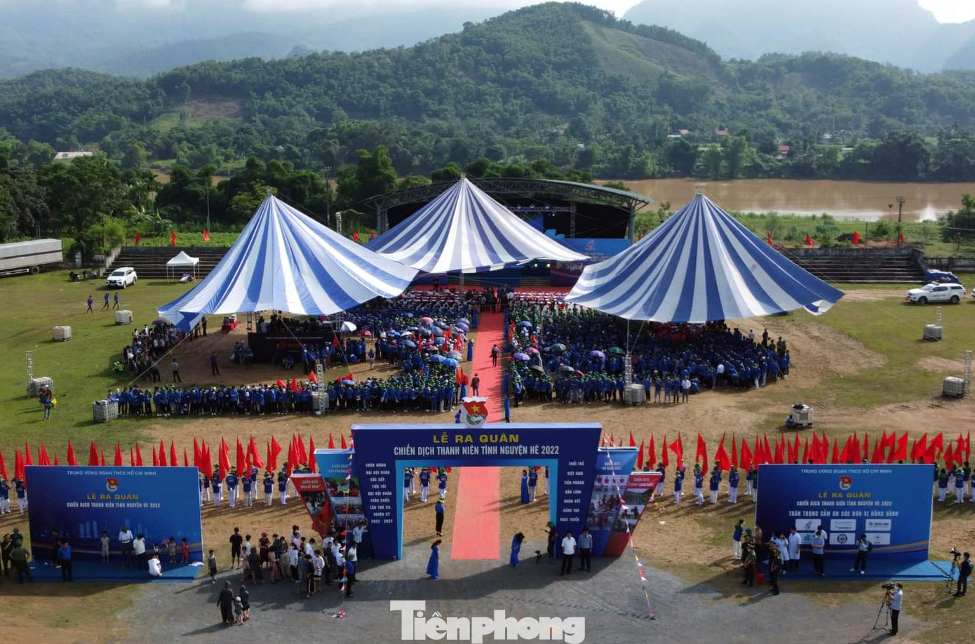 Lễ ra quân Chiến dịch Thanh niên tình nguyện hè năm 2022.