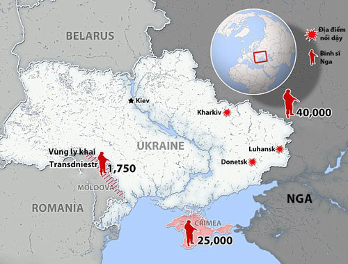 Binh lực Nga tại biên giới Ukraine ảnh 1