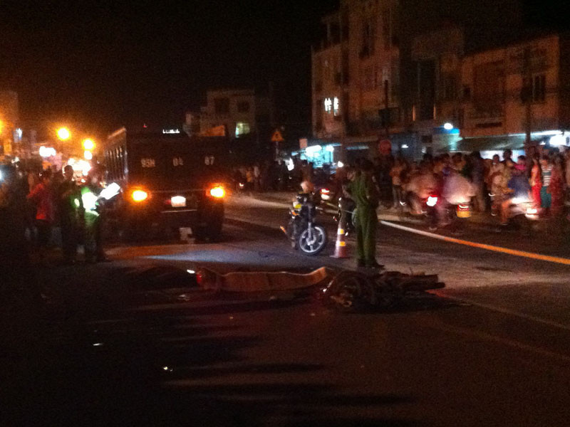 Hiện trường vụ tai nạn