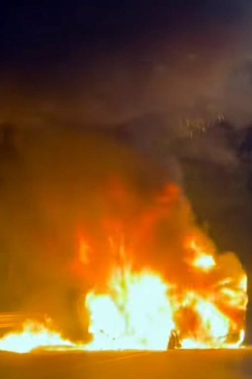 Hiện trường vụ cháy.