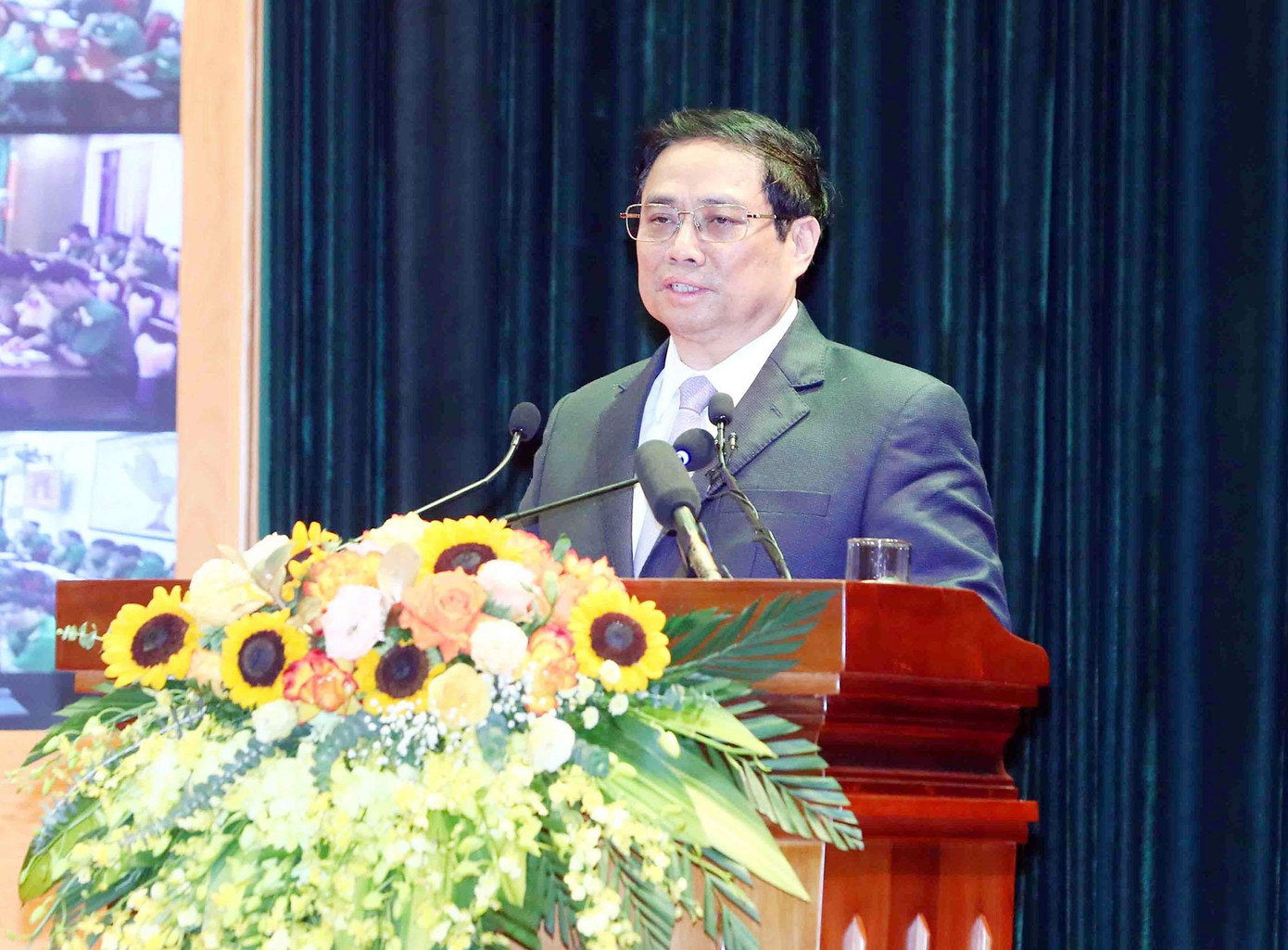 Thủ tướng Phạm Minh Chính phát biểu tại Hội nghị.