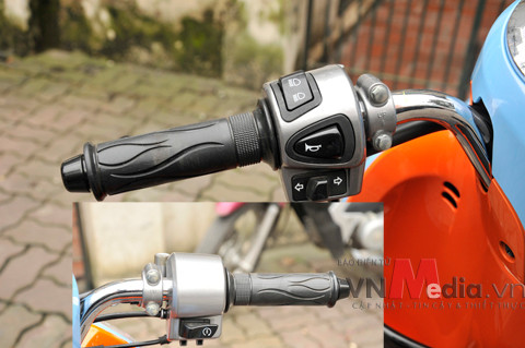 Thiết kế phần điều khiển tương tự các xe ga mới của Honda