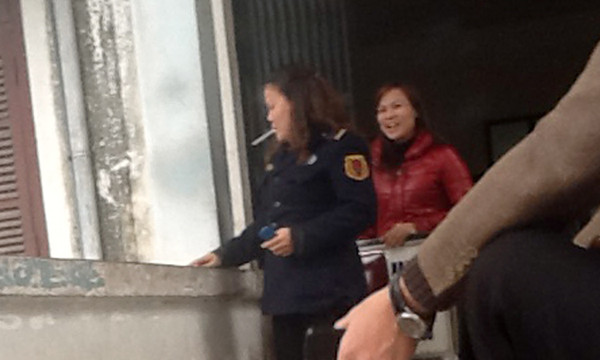 Tại khu vực điều trị