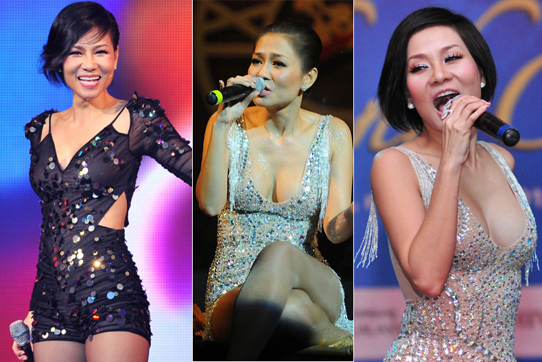 Thu Minh luôn khiến khán giả phát cuồng với trang phục biểu diễn sexy của mình trên sân khấu