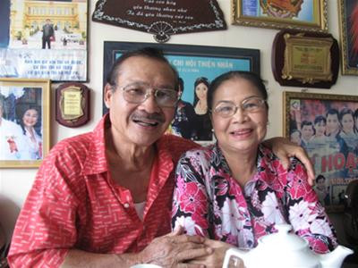 Vợ chồng NSƯT Lý Huỳnh. Ảnh: Minh Hồng Vợ chồng NSƯT Lý Huỳnh. Ảnh: Minh Hồng