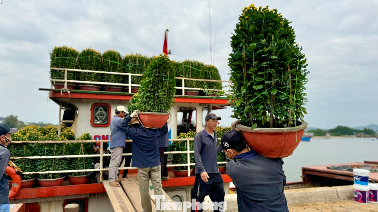 Trên mỗi chuyến tàu những ngày giáp Tết là những món quà mà người dân đảo không thể tự làm ra được.