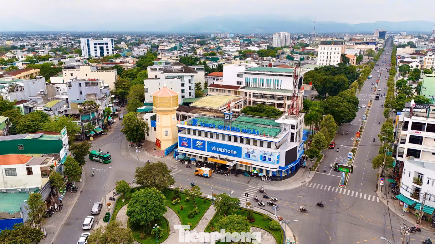 TP. Quảng Ngãi từ 20 xã, phường, sắp xếp còn 5 xã, phường.