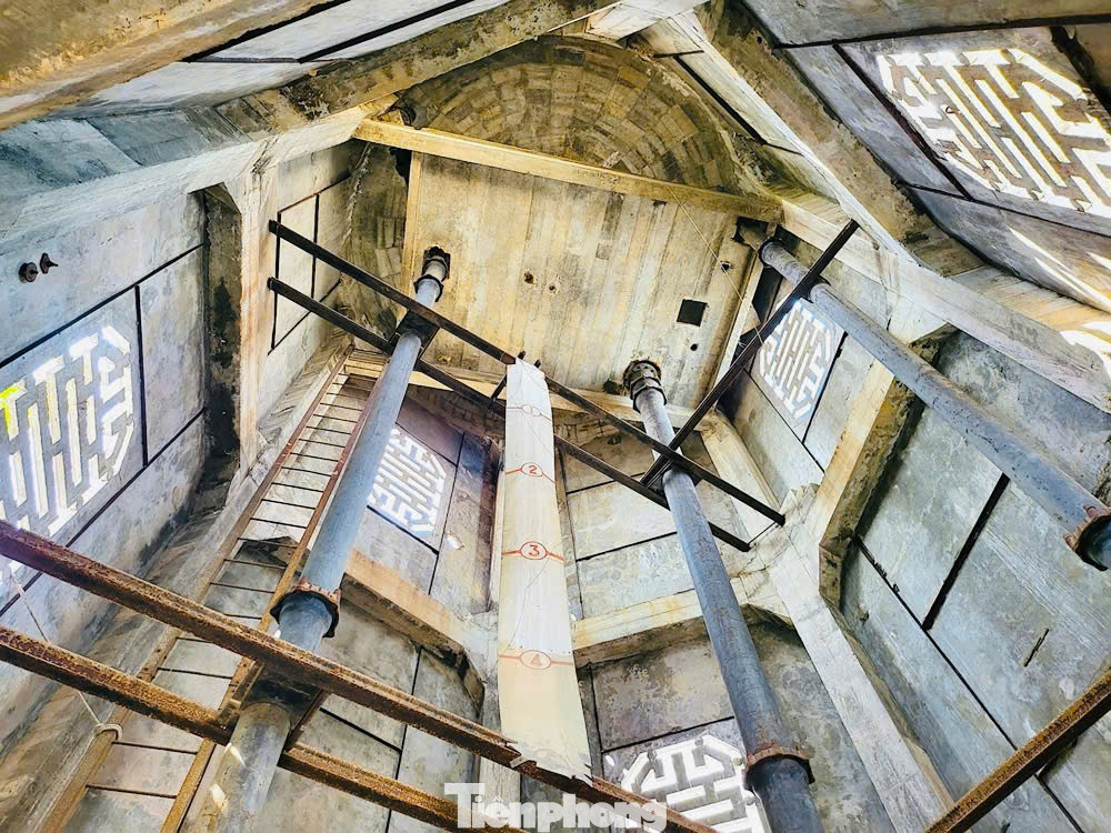 Vào thời điểm thi công, công trình này cực kỳ đồ sộ, xây dựng bằng bê tông cốt thép theo kỹ thuật tiên tiến của người Pháp thời bấy giờ. Ảnh: Nguyễn Ngọc