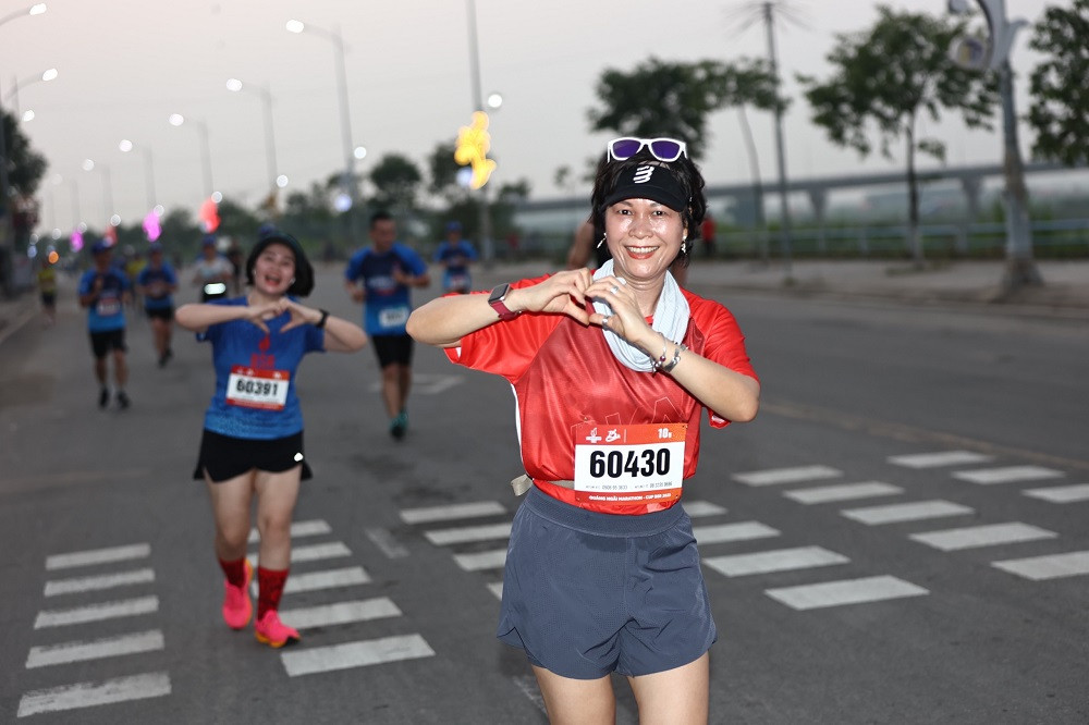 Các VĐV tỏ ra thích thú khi tham gia giải.