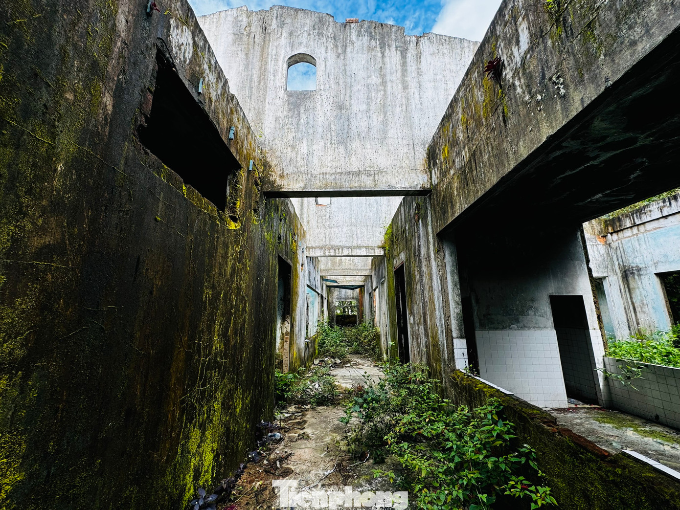 Những căn nhà hoang ở núi Thiên Bút trở thành nơi tụ tập, tiêm chích ma túy của các con nghiện. Những căn nhà hoang ở núi Thiên Bút trở thành nơi tụ tập, tiêm chích ma túy của các con nghiện.