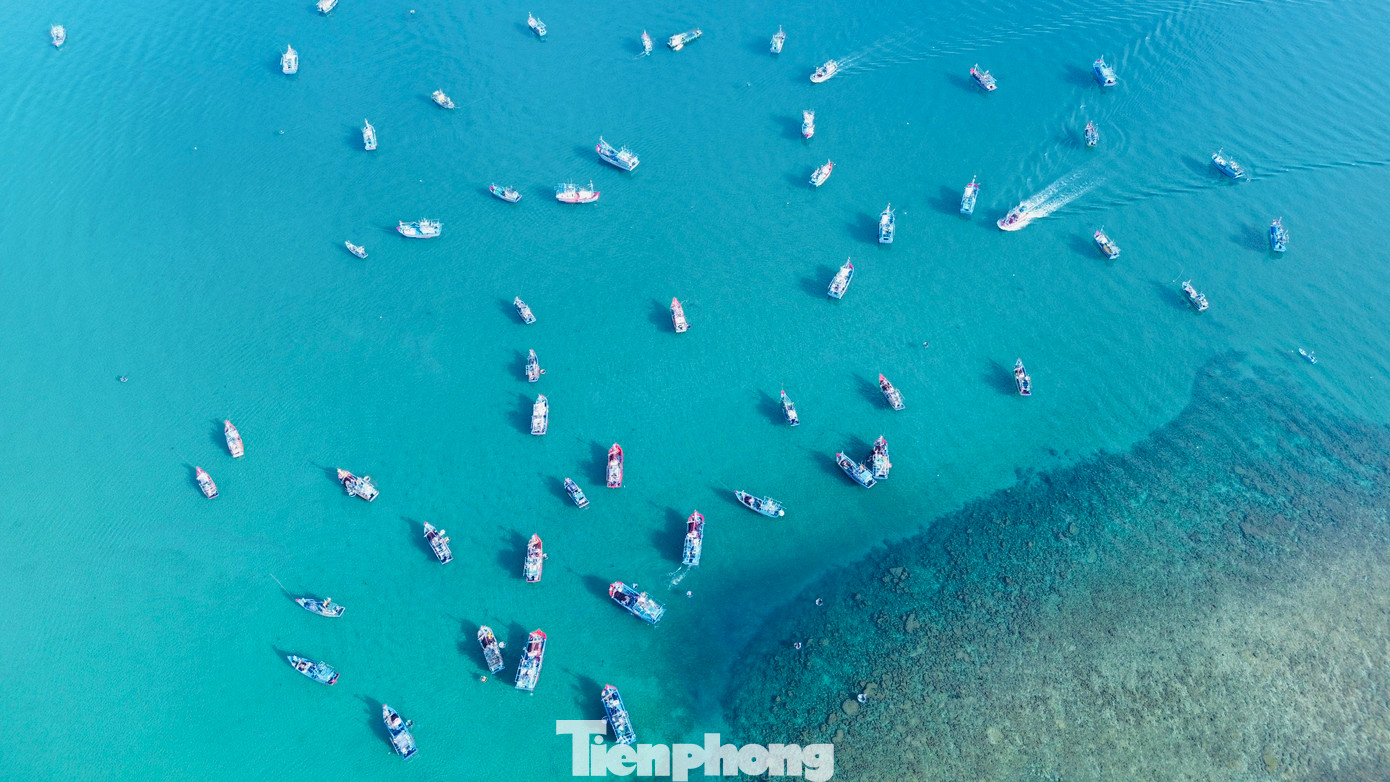 Ngoài chợ cá ở thôn Châu Thuận Biển. Xã Bình Châu được xem là vùng đất nổi tiếng với “nghĩa địa tàu cổ”. Vùng biển nơi đây có hàng chục xác tàu cổ đắm, nhiều tàu đã được trục vớt, lộ ra hàng nghìn cổ vật quý giá. (Ảnh: Nguyễn Ngọc)