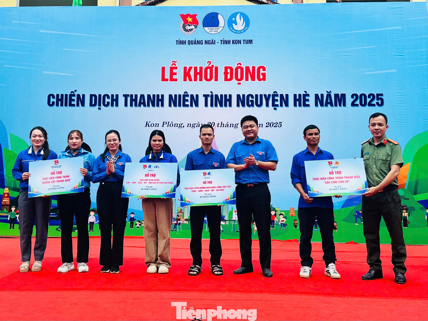 Tỉnh Đoàn Quảng Ngãi và Kon Tum khởi động Chiến dịch Thanh niên tình nguyện hè 2025 tại xã Đăk Nên (huyện Kon Plông). Tỉnh Đoàn Quảng Ngãi và Kon Tum khởi động Chiến dịch Thanh niên tình nguyện hè 2025 tại xã Đăk Nên (huyện Kon Plông).