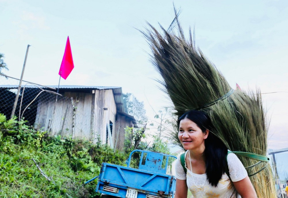 Chị Hồ Thị Non (trú xã Trà Tập, huyện Nam Trà My) cho biết, thời tiết sau Tết Nguyên đán thuận lợi, trời nắng đẹp. Từ sáng sớm, chị cùng mọi người băng rừng hơn hai giờ đồng hồ để hái đót. “Sau 5 ngày hái đót, tôi dồn lại được gần 40kg đót, bán được hơn 800.000 đồng. Dự tính mùa đót năm nay tôi kiếm được hơn 1.000.000 đồng”, chị Non nói.