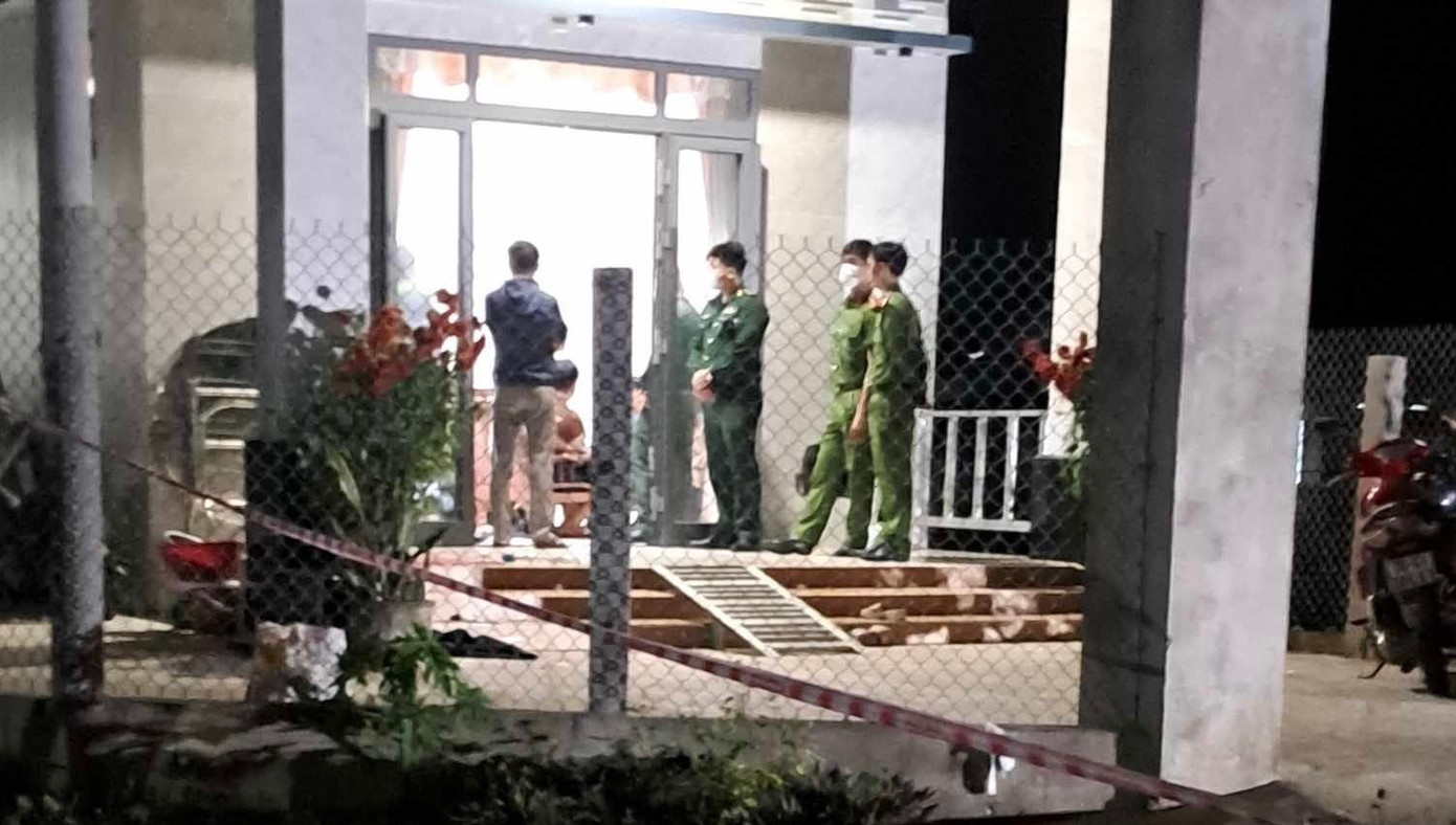 Ngôi nhà nơi xảy ra án mạng. Ảnh: CACC