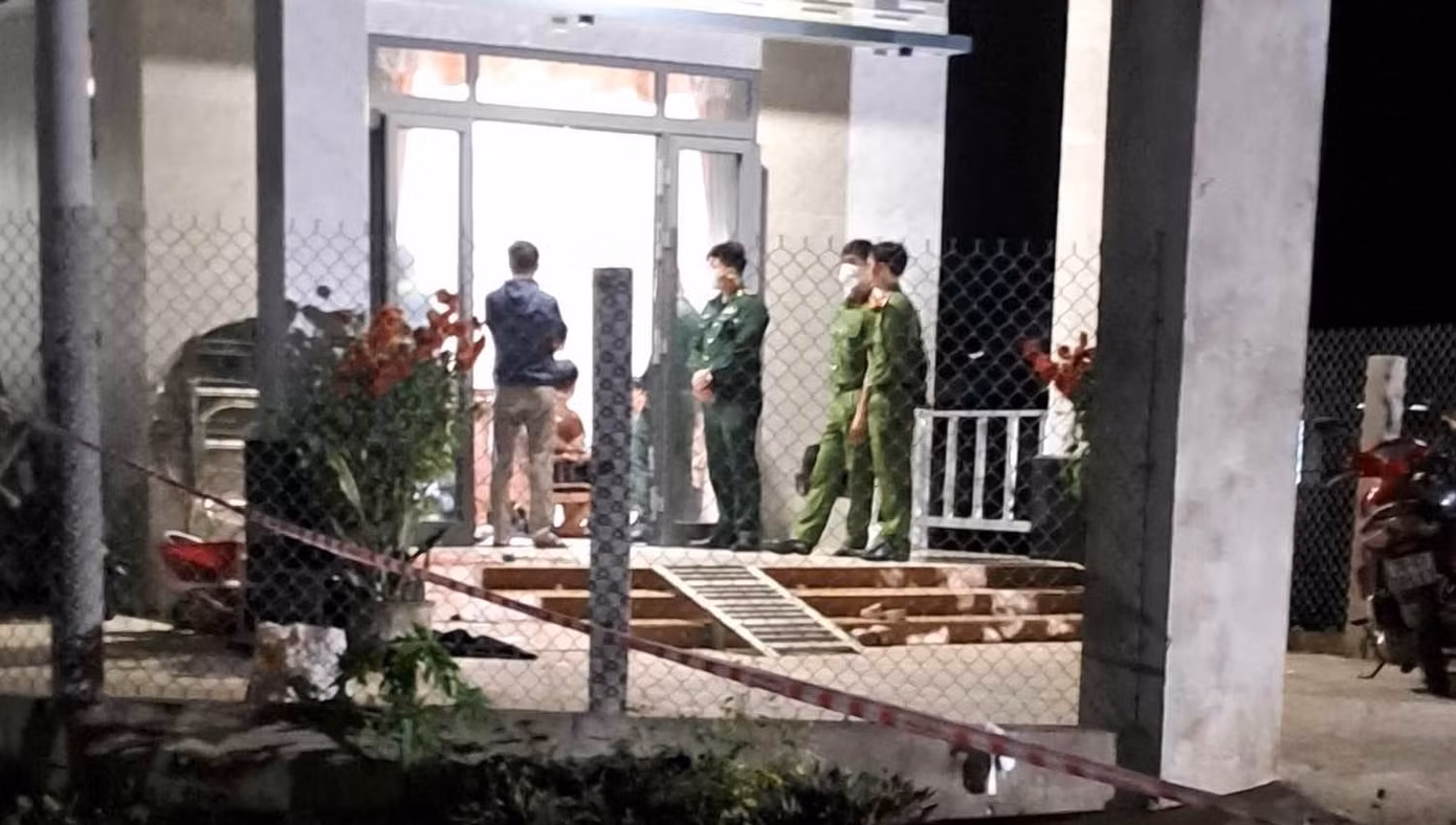 Ngôi nhà nơi xảy ra án mạng. Ảnh: CACC