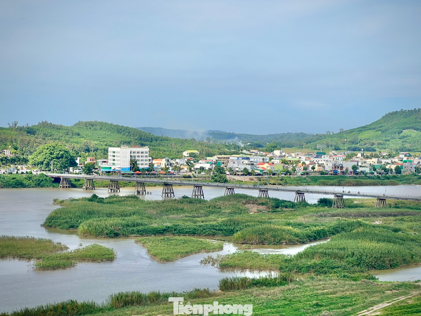 Một góc sông Trà Khúc.
