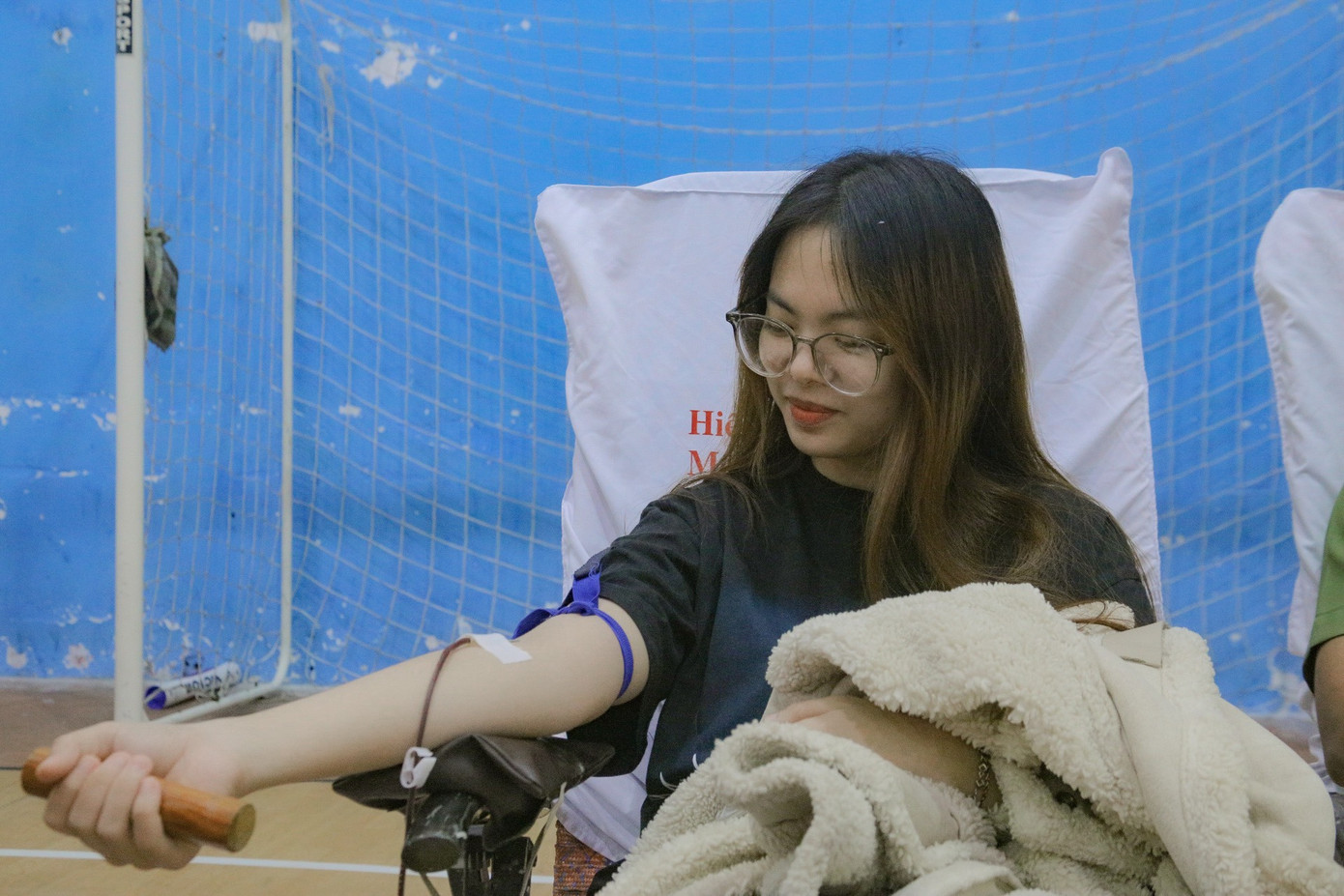 Được biết, đây là lần đầu tiên báo Tiền Phong phối hợp tổ chức ngày hội hiến máu Chủ Nhật Đỏ tại tỉnh Quảng Ngãi.