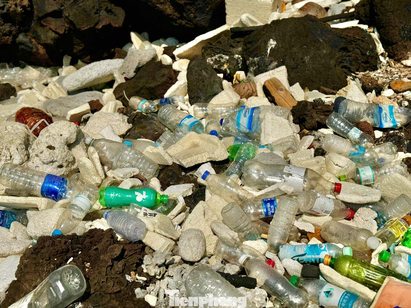 “Cứ sau mỗi đợt gió chướng, lượng rác đại dương tấp vào bờ không chỉ ở đảo Bé mà ngay cả ở đảo Lớn cũng rất nhiều. Chính quyền địa phương đã chỉ đạo các lực lượng tổ chức thu gom. Riêng ở đảo Bé không có nhà máy xử lý rác thải nên lượng rác thải sinh hoạt và rác sau khi thu gom sẽ được tập kết và vận chuyển bằng tàu về đảo Lớn để xử lý”, bà Hương nói.