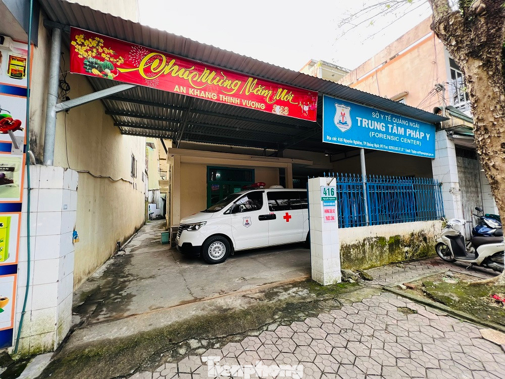 Trung tâm pháp y tỉnh Quảng Ngãi.