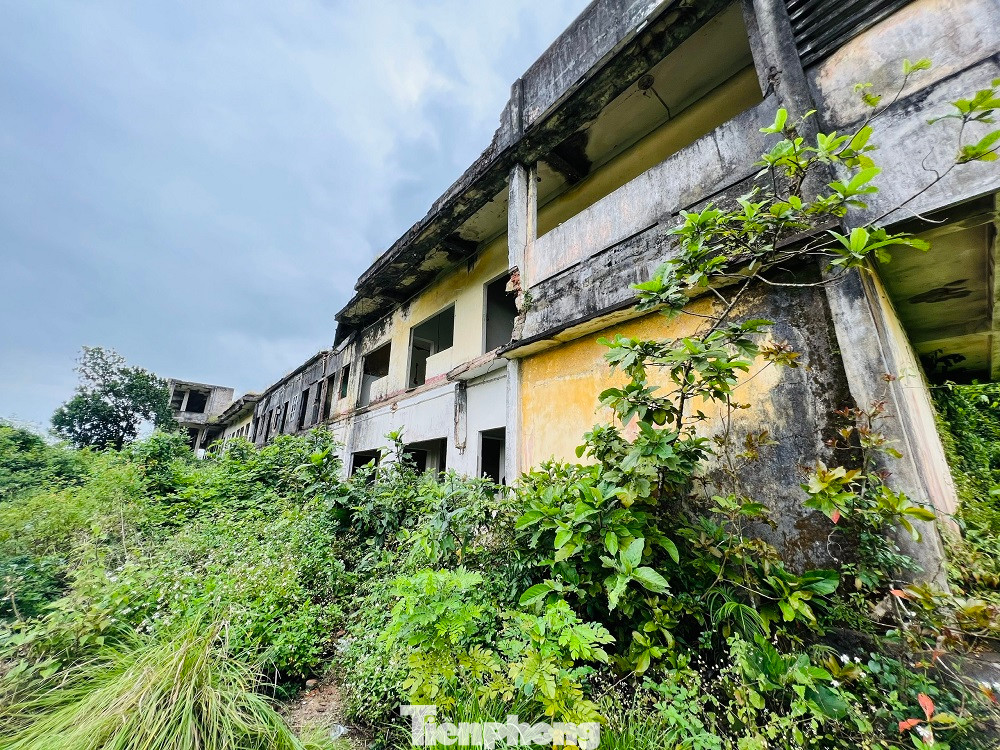 Những căn nhà hoang tàn, nhếch nhác trong khuôn viên dự án Công viên Thiên Bút. Những căn nhà hoang tàn, nhếch nhác trong khuôn viên dự án Công viên Thiên Bút.