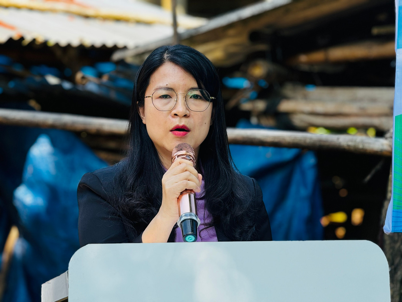 Bà Huỳnh Thị Thu Thủy - Phó Giám đốc Sở VH-TT&DL tỉnh Quảng Ngãi. Bà Huỳnh Thị Thu Thủy - Phó Giám đốc Sở VH-TT&DL tỉnh Quảng Ngãi.