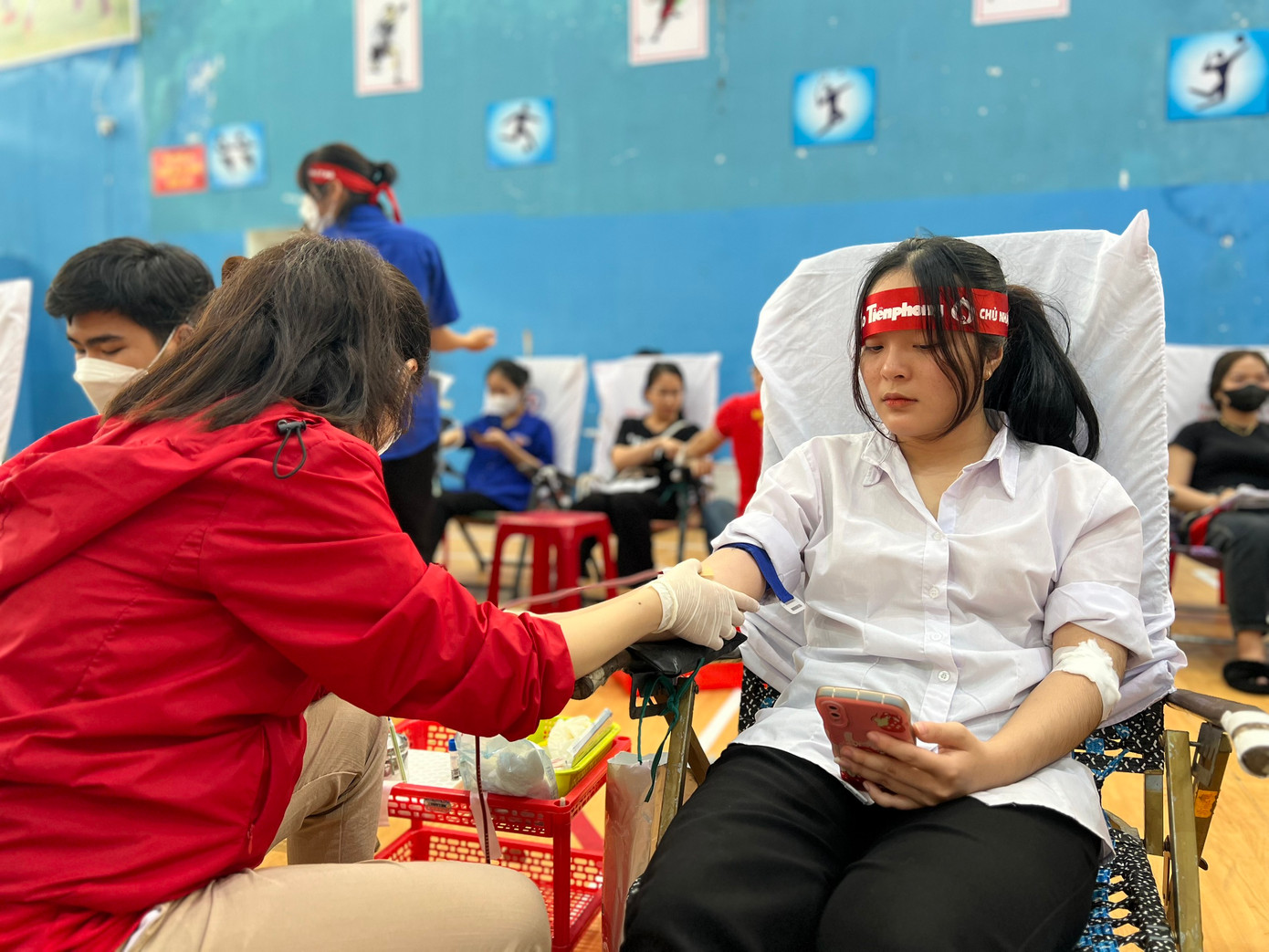 Dự kiến, ngày hội sẽ tiếp nhận khoảng 500 đơn vị máu phục vụ cấp cứu và điều trị dịp Tết Nguyên đán Giáp Thìn 2024.