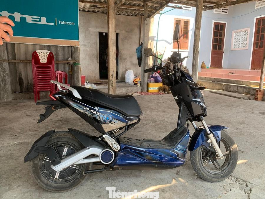 Xe máy điện của Tập đoàn Vingroup tặng cho người dân. Ảnh: Nguyễn Ngọc