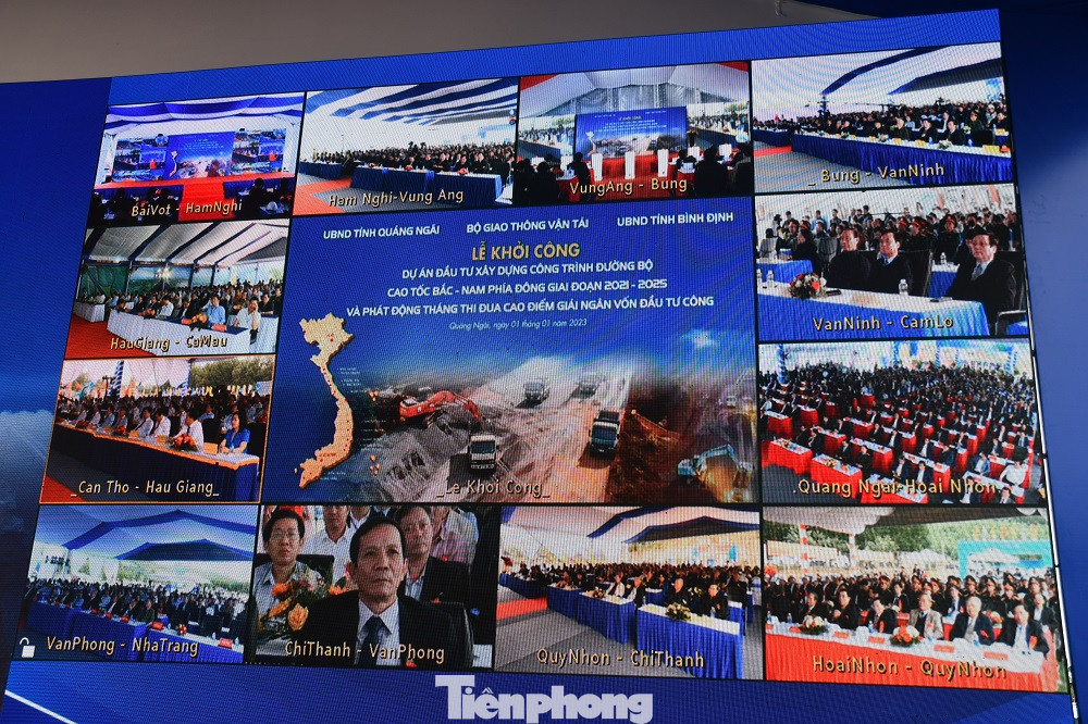 Khởi công đồng loạt 12 dự án thành phần thuộc dự án đầu tư xây dựng đường bộ cao tốc Bắc Nam phía Đông giai đoạn 2021 - 2025.