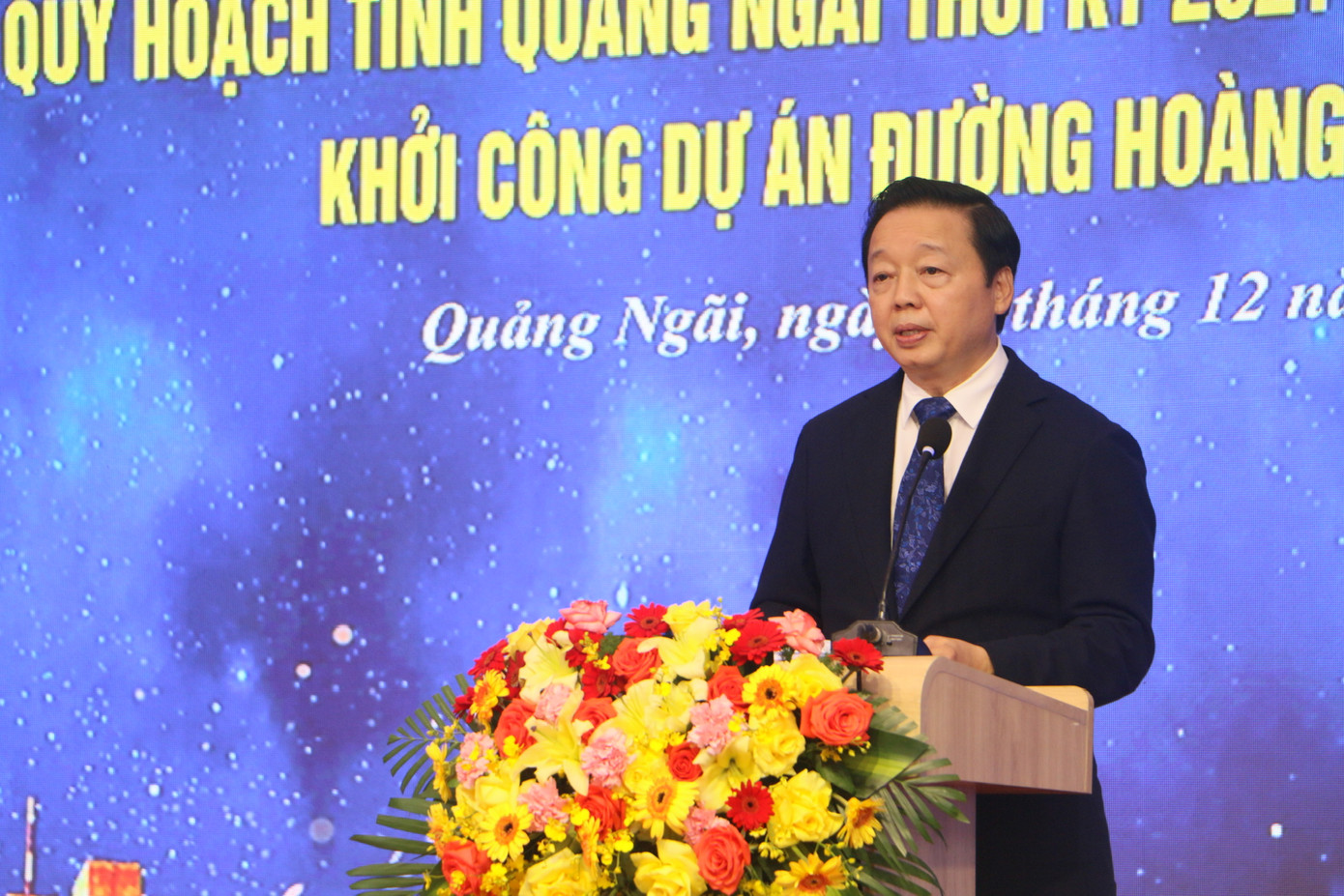 Phó Thủ tướng Chính phủ Trần Hồng Hà phát biểu tại buổi lễ. Phó Thủ tướng Chính phủ Trần Hồng Hà phát biểu tại buổi lễ.