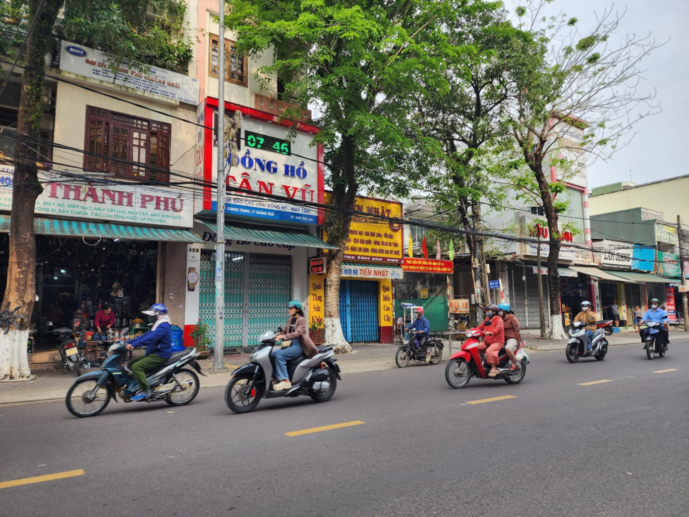 Hiện trường nơi xảy ra sự việc.