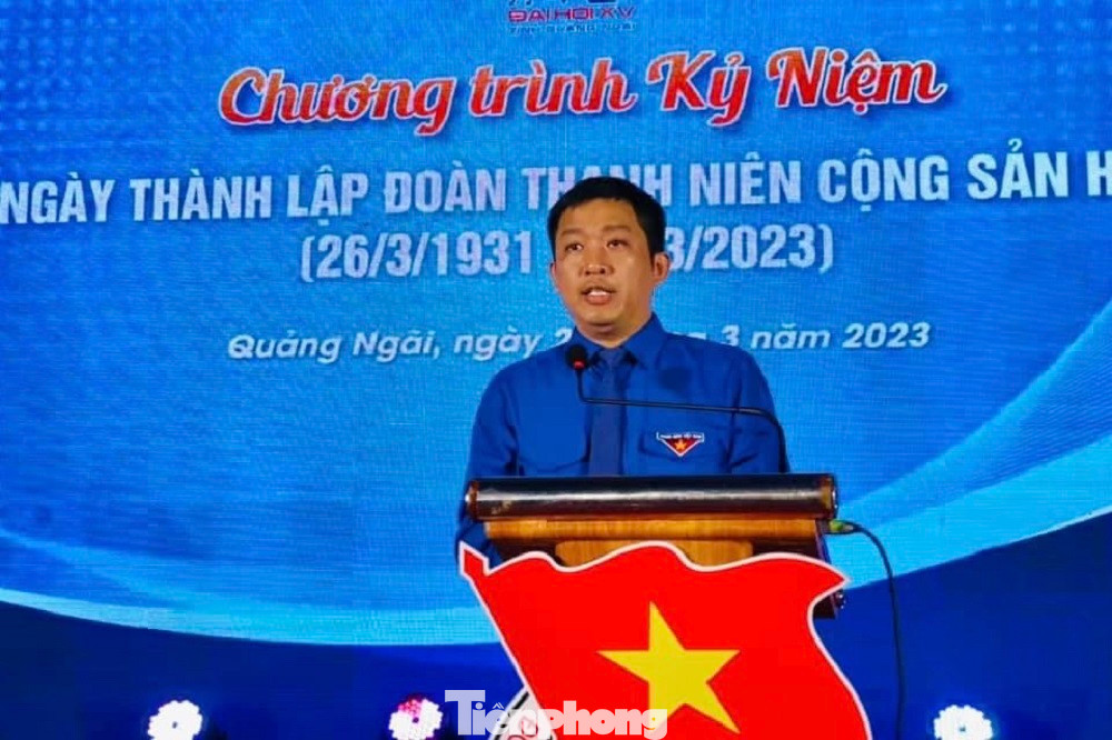 Anh Cao Lê Tùng Nghĩa - Bí thư Tỉnh Đoàn Quảng Ngãi.