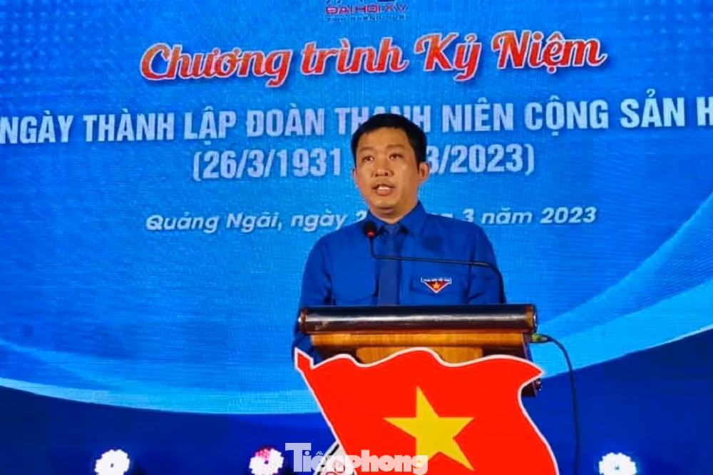 Anh Cao Lê Tùng Nghĩa - Bí thư Tỉnh Đoàn Quảng Ngãi.