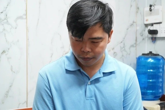 Nguyễn Phi Điệp - Giám đốc Công ty TNHH TMDV cầm đồ Đại Lộc Phát, bị tạm giữ hình sự. Ảnh: THÀNH SỰ