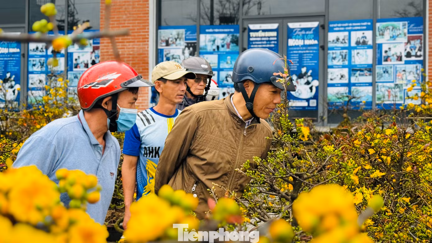 Nhiều người bán hoa cũng chung cảnh ngộ như anh Sang. Chẳng ai nghĩ đến có lời, chỉ mong gỡ gạc đồng nào hay đồng đó. Ảnh: Nguyễn Ngọc