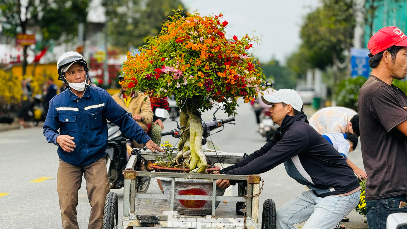 Tiểu thương hy vọng trong 2 ngày tới, sức mua hoa, cây cảnh sẽ tăng cao để họ có thể gỡ gạc lại ít vốn đã bỏ ra. Ảnh: Nguyễn Ngọc.
