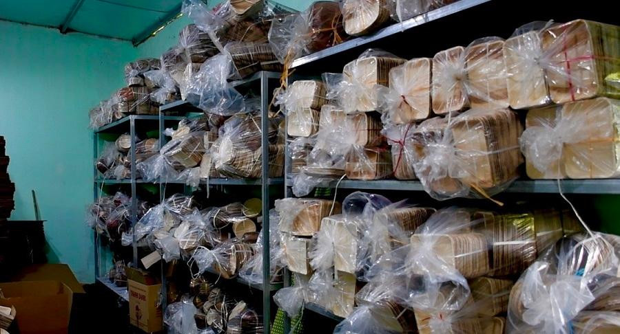 Các sản phẩm được đóng gói xuất khẩu sang thị trường nước ngoài. Ảnh: Nguyễn Ngọc Các sản phẩm được đóng gói xuất khẩu sang thị trường nước ngoài. Ảnh: Nguyễn Ngọc