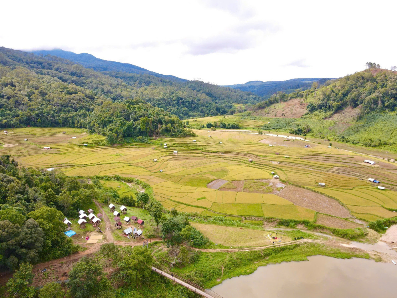 Vào tháng 1 hàng năm, người dân bắt đầu gieo sạ và đến tháng 6 lúa bắt đầu chín rộ. Mỗi năm, người dân thôn Kon Tu Rằng chỉ canh tác 1 vụ lúa.