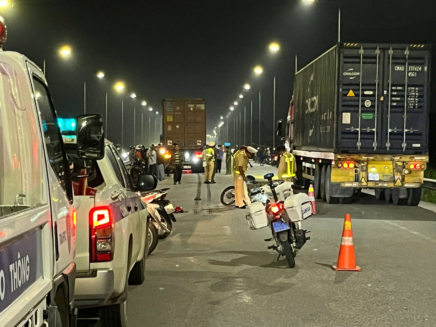 Hiện trường vụ tai nạn. Hiện trường vụ tai nạn.