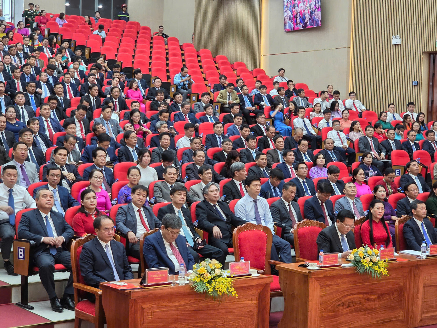 Quang cảnh buổi lễ. Quang cảnh buổi lễ.