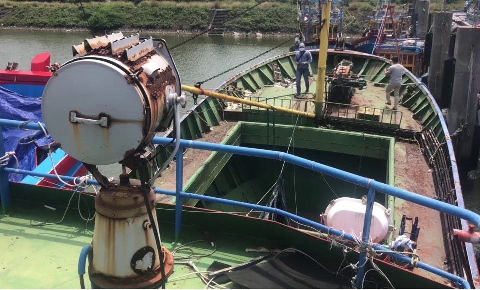 Nhiều tàu cá đóng mới theo Nghị định 67 hoạt động không hiệu quả.